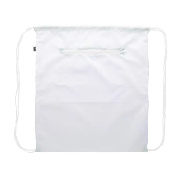 CreaDraw RFID RPET custom drawstring bag White