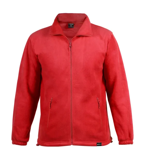 Diston RPET fleece jacket Red