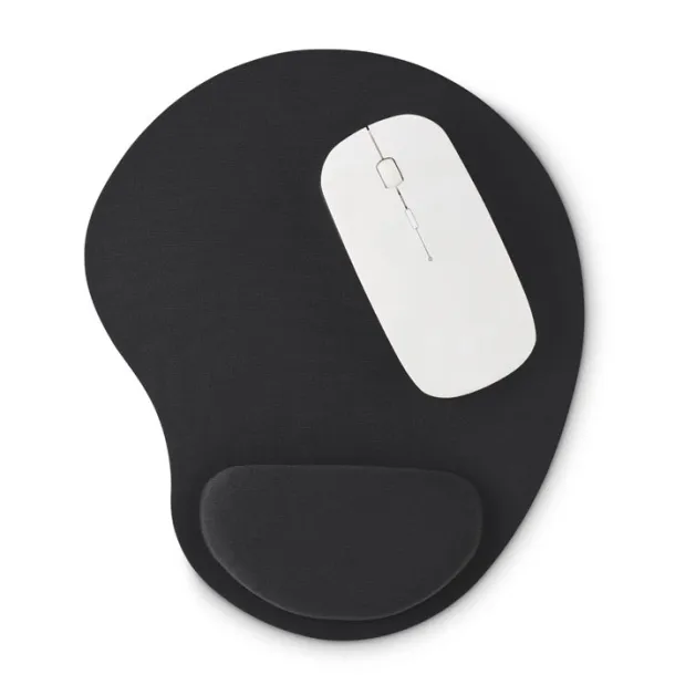 ERGOPAD Neoprene ergonomic mouse mat Black