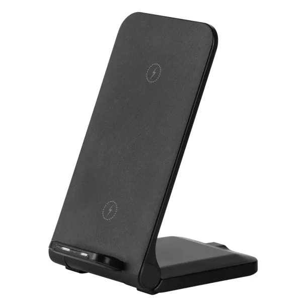 FLOTA Foldable mobile phone holder and wireless charger 15W Black