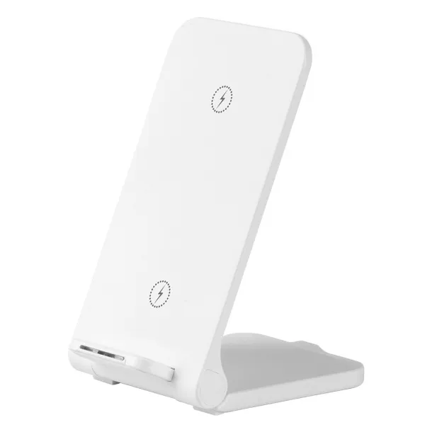 FLOTA Foldable mobile phone holder and wireless charger 15W White