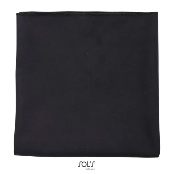SOL'S ATOLL 30 Ručnik od mikrofibre, 190 g/m2 - SOL'S Crna
