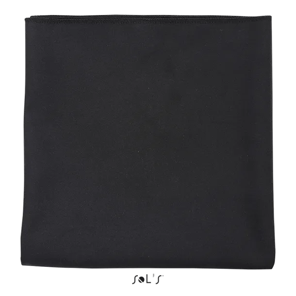 SOL'S ATOLL 30 Ručnik od mikrofibre, 190 g/m2 - SOL'S Crna
