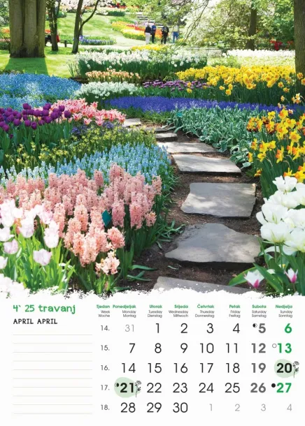  "VRTOVI" color kalendar Color