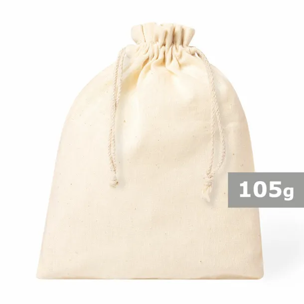  Small cotton drawstring bag neutral