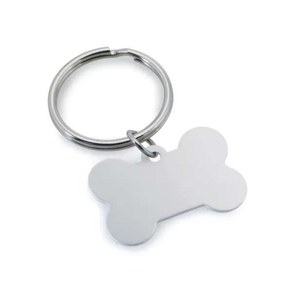 PAW Keyring Satin silver