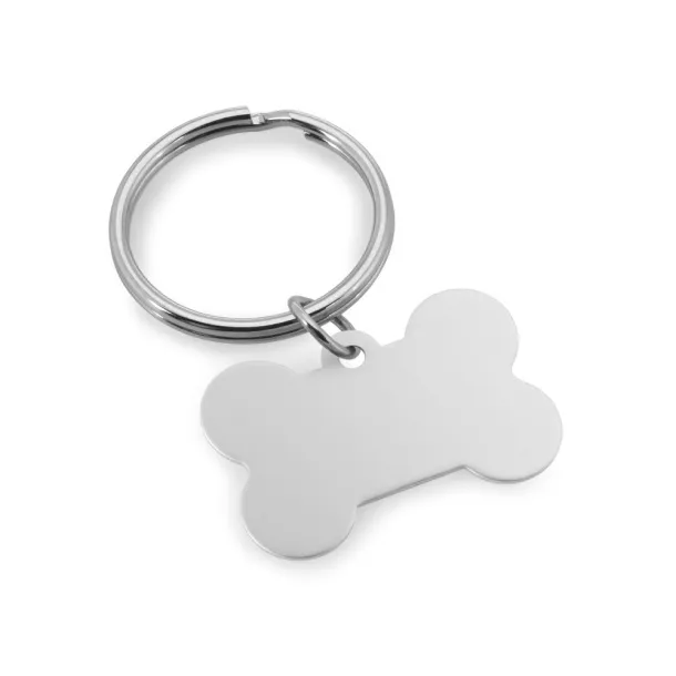 PAW Keyring Satin silver