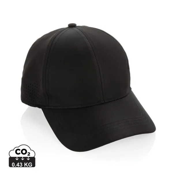  Impact AWARE™ 6 panel rpet sports cap - XD Collection Black 