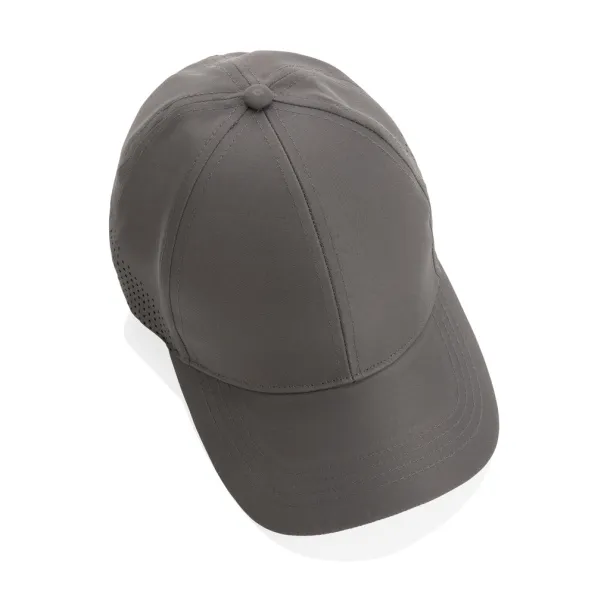  Impact AWARE™ 6 panel rpet sports cap - XD Collection Cool Grey 9 