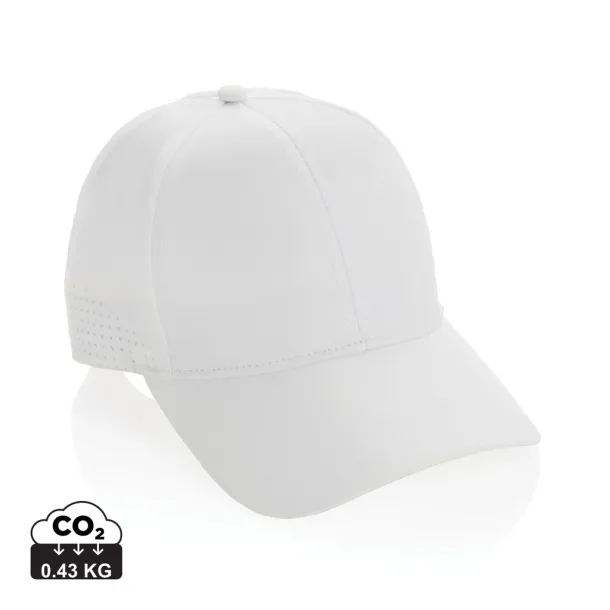  Impact AWARE™ 6 panel rpet sports cap - XD Collection White 