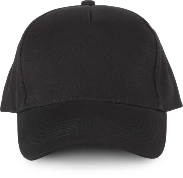  5 PANELS ORGANIC COTTON CAP - K-UP Black