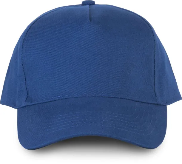  5 PANELS ORGANIC COTTON CAP - K-UP Royal blue