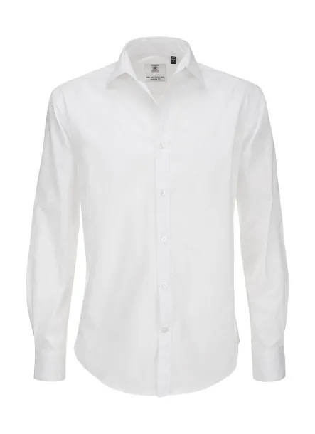  Black Tie LSL/men Shirt - B&C Bijela