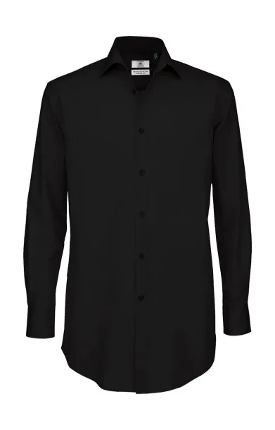  Black Tie LSL/men Shirt - B&C Black