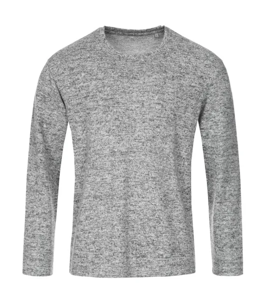  Knit Long Sleeve - Stedman Light Grey Melange