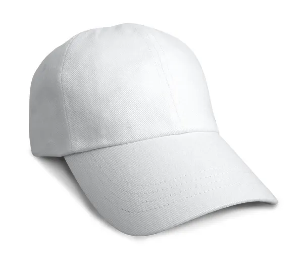  Heavy Cotton Drill Cap - Result Headwear Bijela