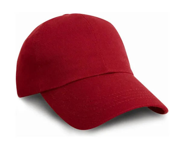  Heavy Cotton Drill Cap - Result Headwear Crvena