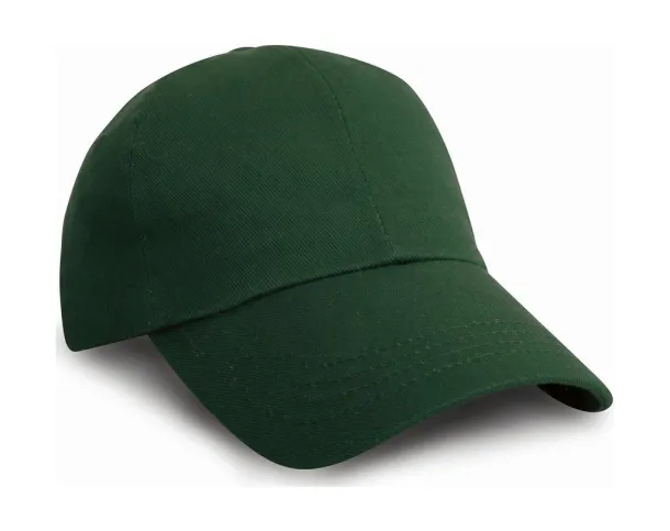  Heavy Cotton Drill Cap - Result Headwear Bottle Green