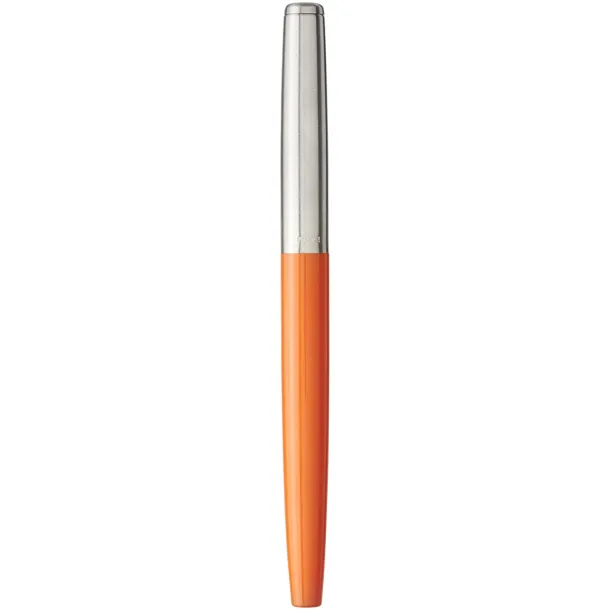 Jotter plastic with stainless steel rollerbal pen - Parker Orange