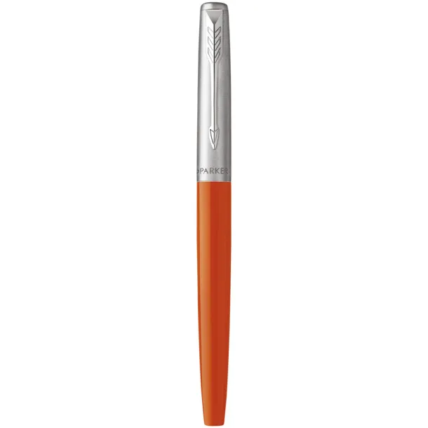 Jotter plastic with stainless steel rollerbal pen - Parker Orange