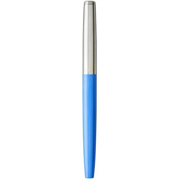 Jotter plastic with stainless steel rollerbal pen - Parker Blue