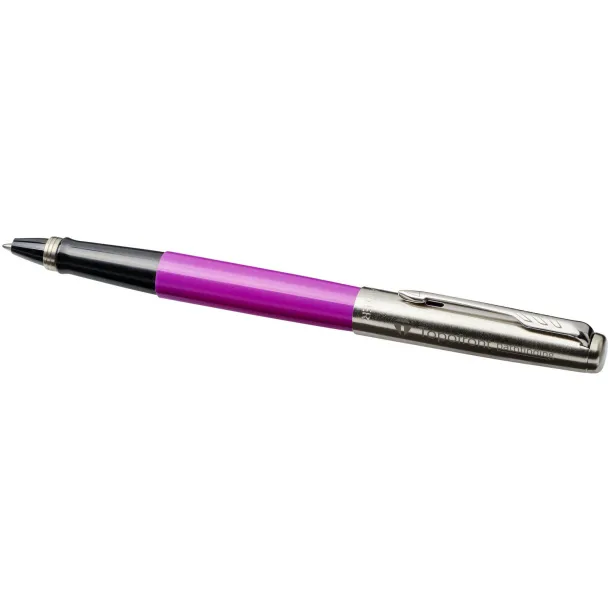 Jotter plastic with stainless steel rollerbal pen - Parker Magenta