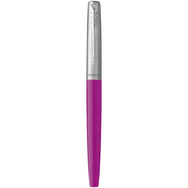 Jotter plastic with stainless steel rollerbal pen - Parker Magenta