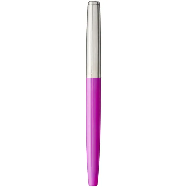 Jotter plastic with stainless steel rollerbal pen - Parker Magenta