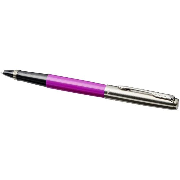 Jotter plastic with stainless steel rollerbal pen - Parker Magenta