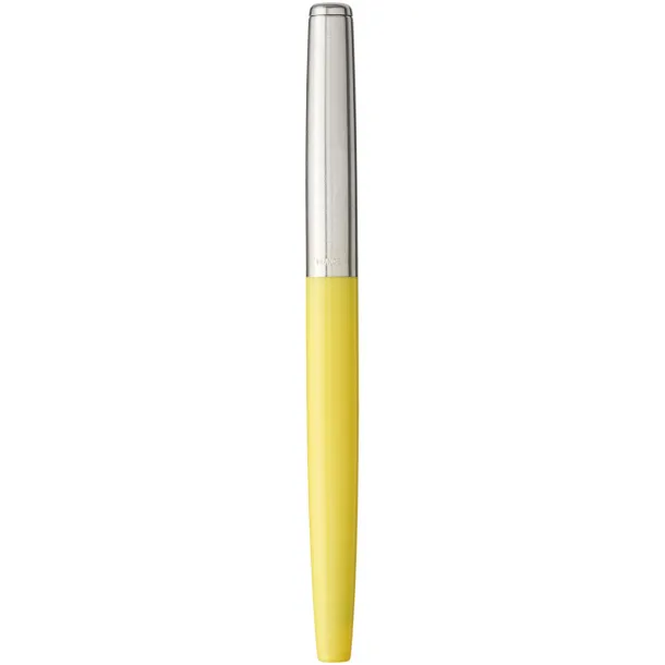 Jotter plastic with stainless steel rollerbal pen - Parker Yellow