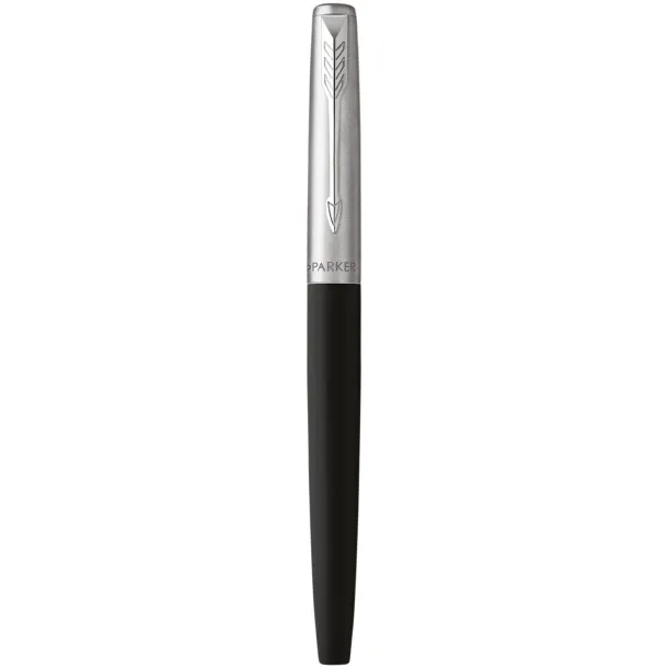 Jotter plastic with stainless steel rollerbal pen - Parker Solid black