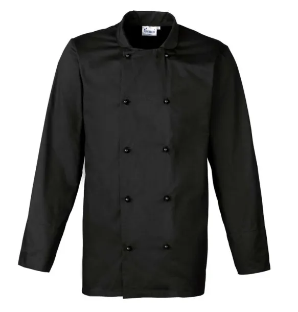  ‘CUISINE' LONG SLEEVE CHEF’S JACKET - Premier Black