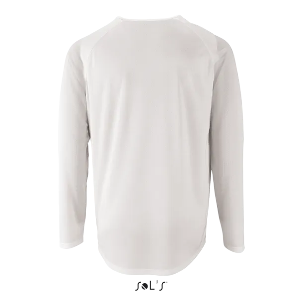  SOL'S SPORTY LSL MEN - LONG-SLEEVE SPORTS T-SHIRT - SOL'S White