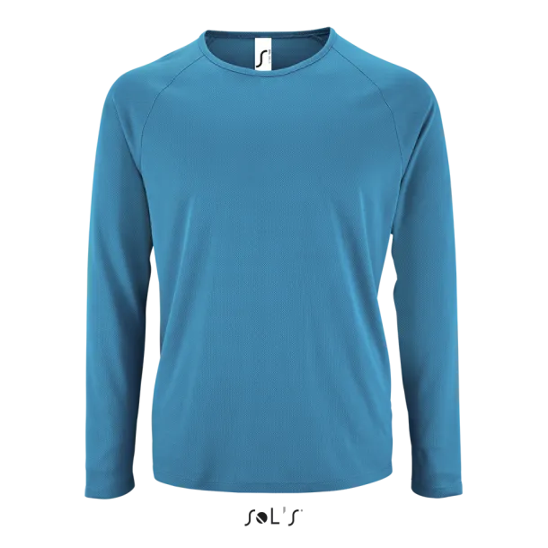  SOL'S SPORTY LSL MEN - LONG-SLEEVE SPORTS T-SHIRT - SOL'S Aqua