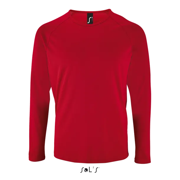  SOL'S SPORTY LSL MEN - LONG-SLEEVE SPORTS T-SHIRT - SOL'S Red