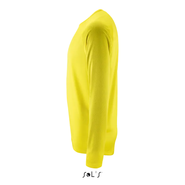  Sportska majica dugih rukava, 140 g/m2 - SOL'S Neon žuta