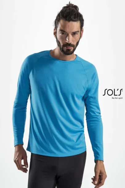  SOL'S SPORTY LSL MEN - LONG-SLEEVE SPORTS T-SHIRT - SOL'S French Navy