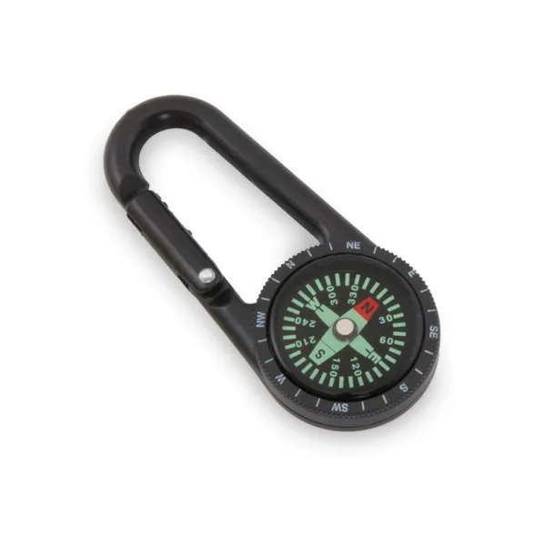  Compass with carabiner Crna