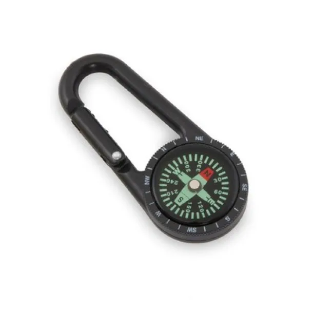  Compass with carabiner Crna