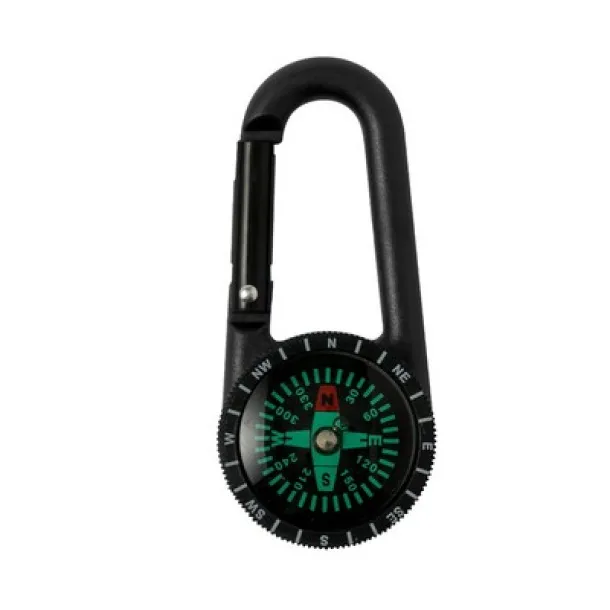  Compass with carabiner Crna