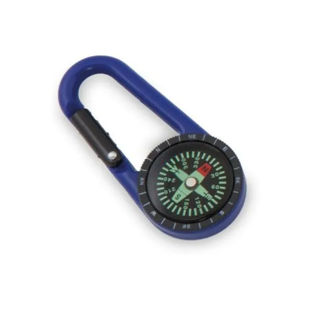  Compass with carabiner Mornarski plava