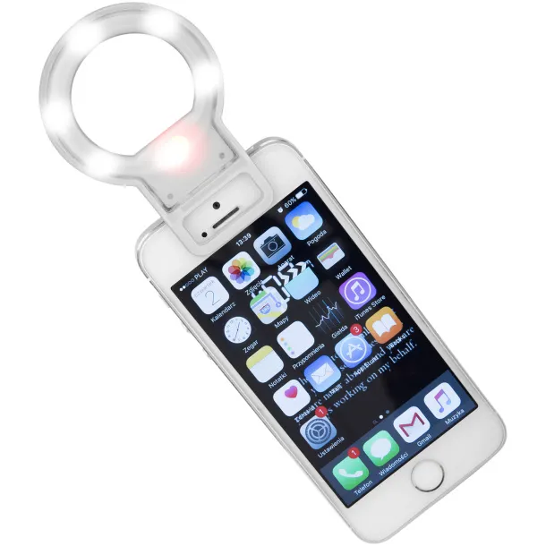 Reflekt LED mirror and flashlight for smartphones - Bullet White