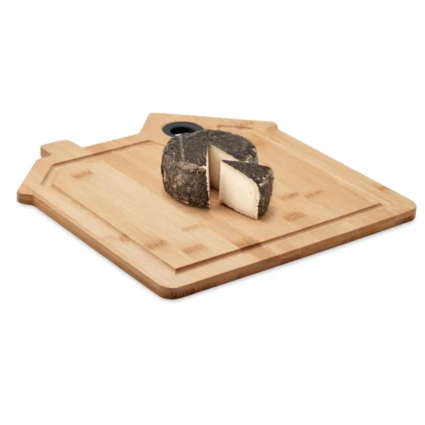 RUMAT Bamboo house cutting board Wood