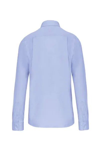  MEN'S LONG-SLEEVED COTTON POPLIN SHIRT - Kariban Bright Sky