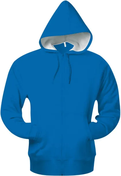  FULL ZIP HOODED SWEATSHIRT - Kariban Light Royal Blue