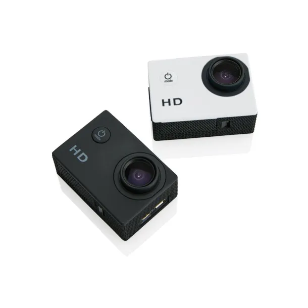  Action camera inc 11 accessories White Black