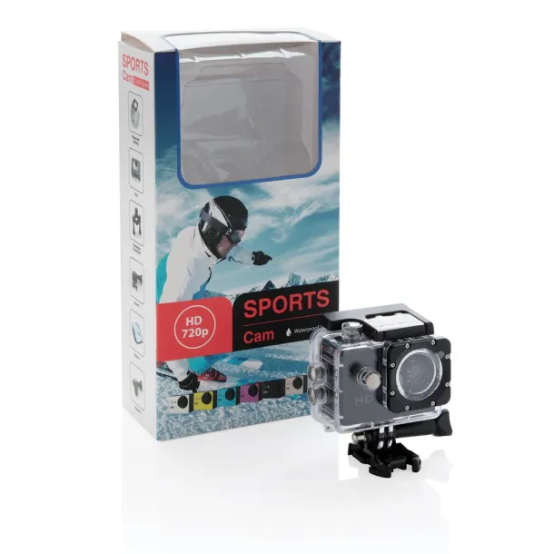  Action camera inc 11 accessories White Black