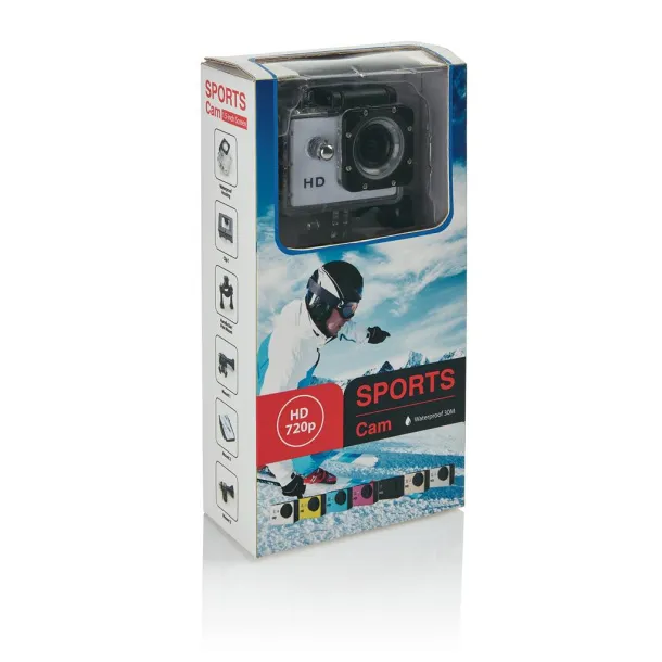  Action camera inc 11 accessories White Black