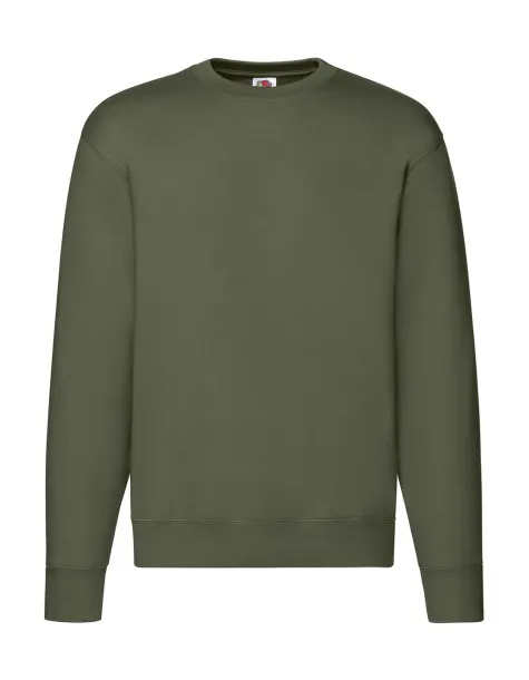  Premium pulover, 280 g/m² - Fruit of the Loom Classic Olive