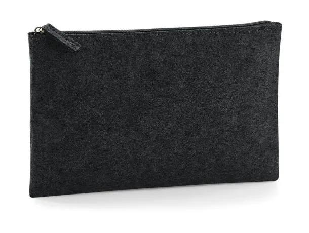  Felt Accessory Pouch - Bagbase Charcoal Melange